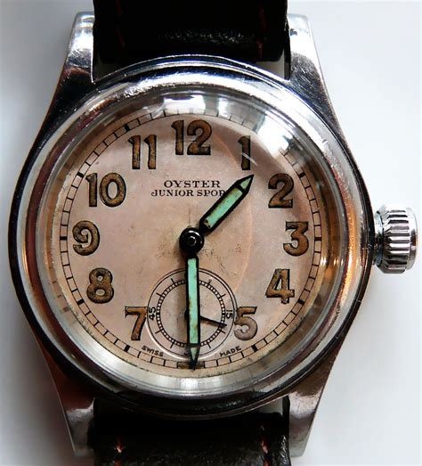 rolex oyster junior sport 3 6 9 12|Rolex Oyster Junior Sport, circa 1935 .